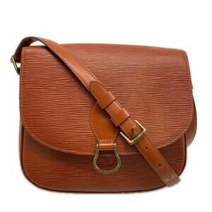 LOUIS VUITTON Louis Vuitton Epi Saint Cloud Kenya Brown M52193 Shoulder Bag G...